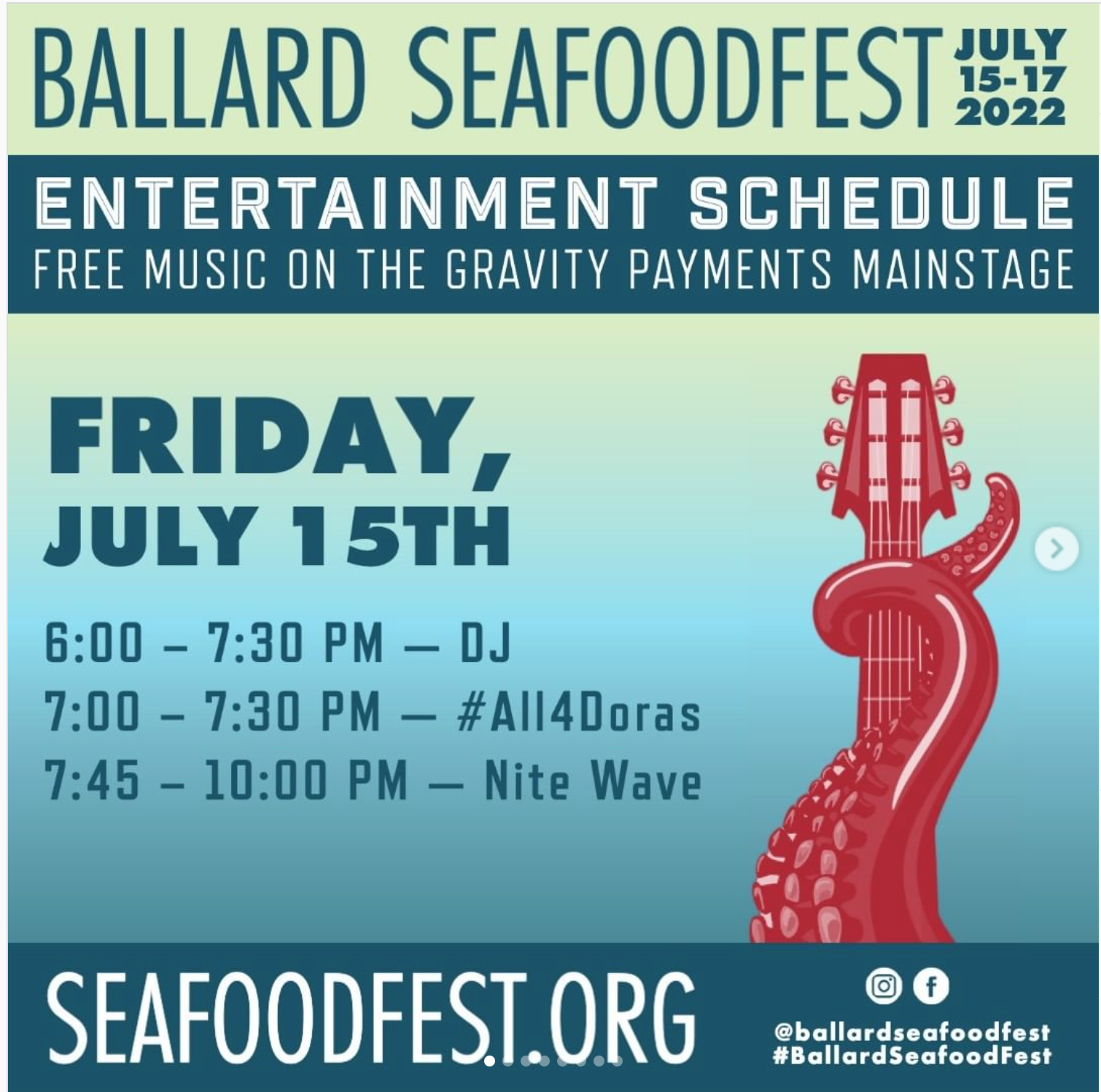 Ballard Seafood Fest rocks the community July 1517 Westside Seattle
